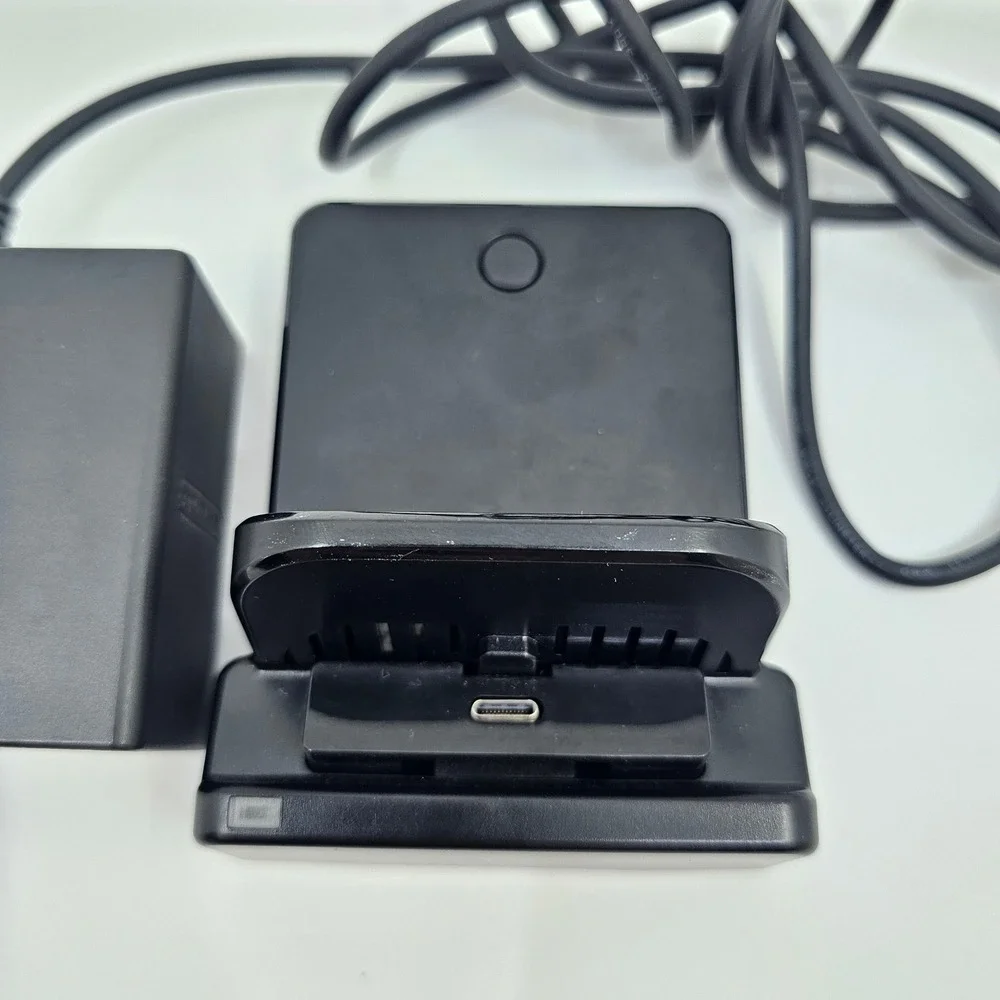 Nintendo Switch Docking Station with OEM HAC-002 AC Adapter Power Supply Black